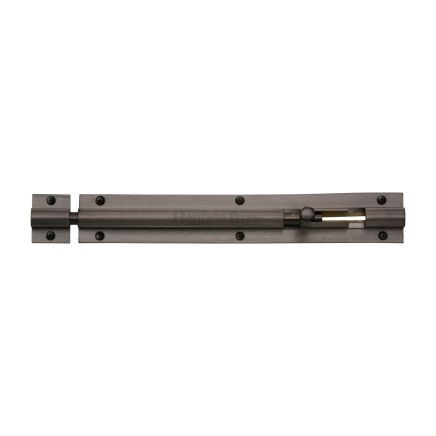 Heritage Brass Door Bolt Straight 8" x 1.25" Matt Bronze finish