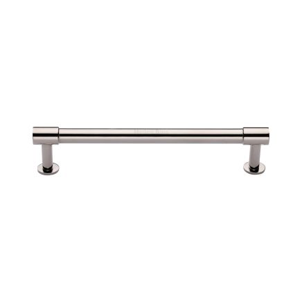 Heritage Brass Cabinet Pull Phoenix Design with 16mm Rose 160mm CTC Polished Nickel finish