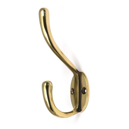 Aged Brass Newbury Hat & Coat Hook