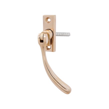 Peardrop Espag Locking Fastener (RH) Polished Brass