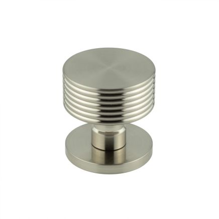 Ribbon Satin Nickel Mortice Knob - By Frelan Hardware - JV802SN