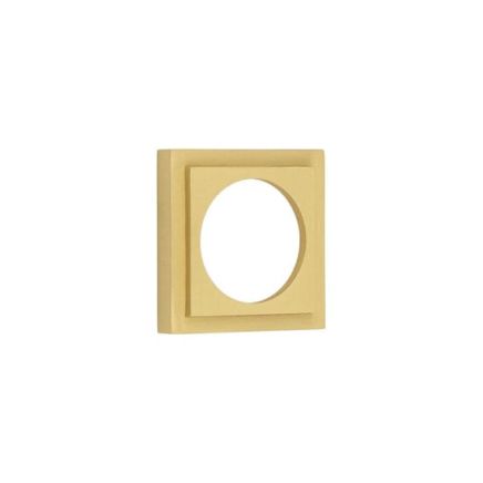 Burlington Stepped Square Outer Rose for Burlington Escutcheon Satin Brass - By Frelan Hardware - BUR173SB