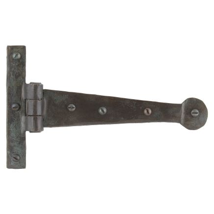 Beeswax 6" Penny End T Hinge (pair)