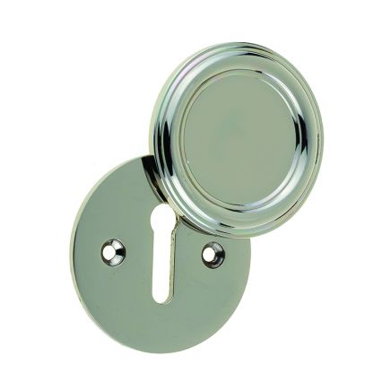 Jedo Parisian Covered Escutcheon 42mm Polished Nickel - By Frelan Hardware - JV605PN