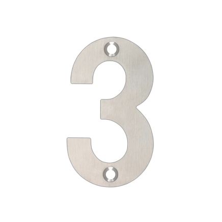 Zoo Hardware Numerals - Polished Stainless