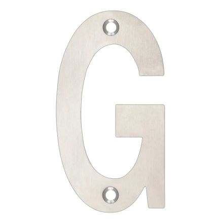 Zoo Hardware Letter - G - 75mm - Satin Stainless