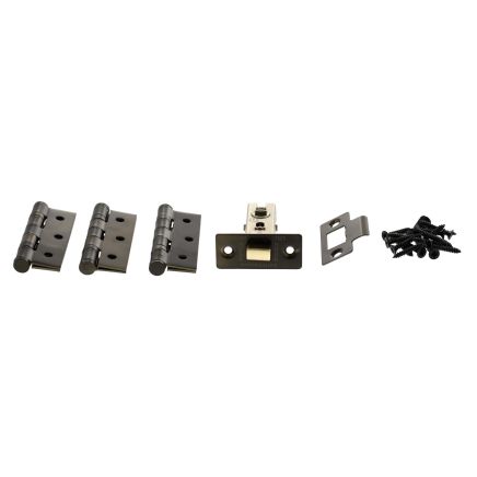 Atlantic Latch Pack [CE] 2.5" (Latch x1) + 3"x2" (Hinge x3) - Urban Dark Bronze