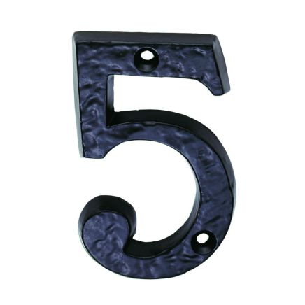 Numeral 5 (Face Fix) - Black Antique