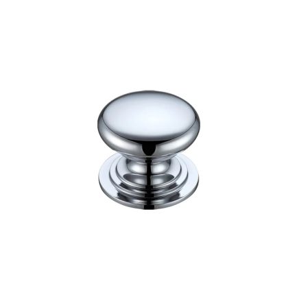 Zoo Hardware Victorian Cupboard Knob 25mm dia. - Chrome