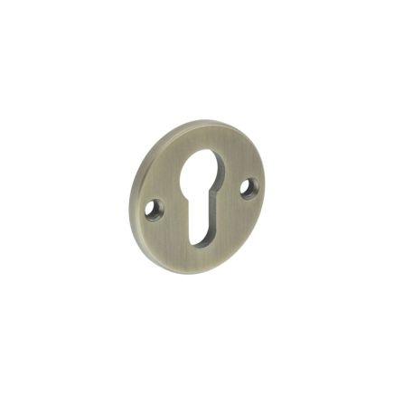 CRES Antique Brass Euro Escutcheon Face Fixed - By Frelan Hardware - CRES1651AB