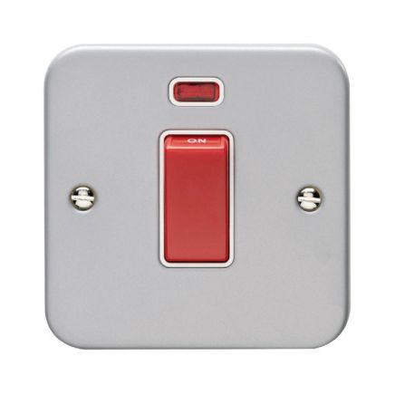 Eurolite Metal Clad 45Amp Switch with Neon Indicator Metal Clad