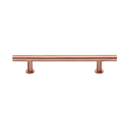 Heritage Brass Cabinet Pull T-Bar Design with 16mm Rose 160mm CTC Satin Rose Gold Finish