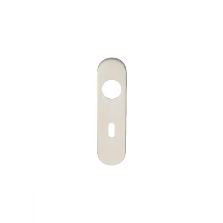 Radius Covers For Lock Backplate - Satin Stainless Steel