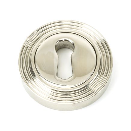Polished Nickel Round Escutcheon (Beehive)