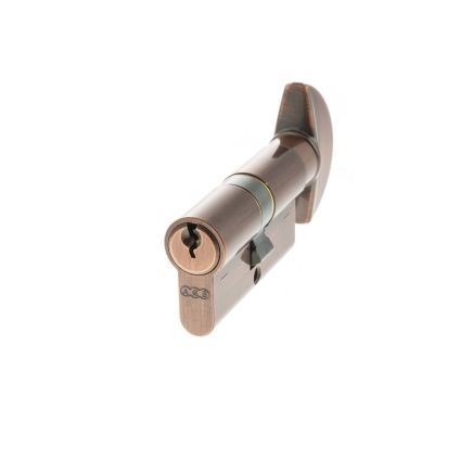 AGB Euro Profile 5 Pin Cylinder Key to Turn 30-30mm (60mm) Keyed Alike - Copper