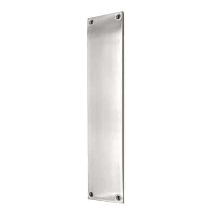 Victorian Finger Plate 300mm Satin Chrome