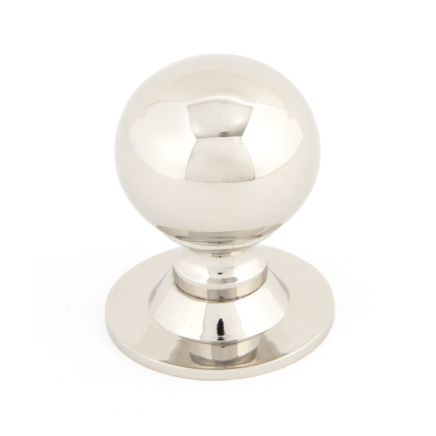 Polished Nickel Ball Cabinet Knob 31mm