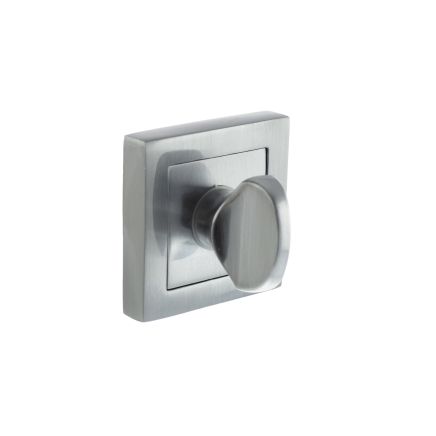 STATUS WC Turn and Release on S4 Square Rose - Satin Chrome