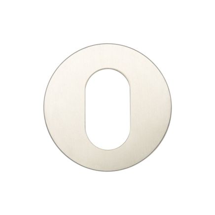 Stainless Steel Oval Profile Escutcheons Grade 201 52x8mm Satin Stainless Steel - By Frelan Hardware - JSS27
