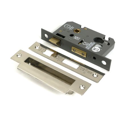 Polished Nickel 2½" Euro Profile Sash Lock