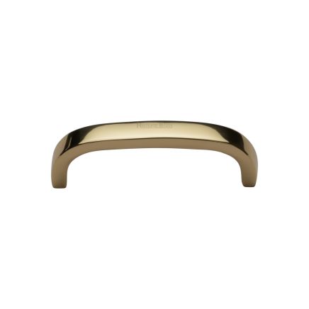 Heritage Brass Cabinet Pull D Shaped 89mm CTC Polished Brass Finish