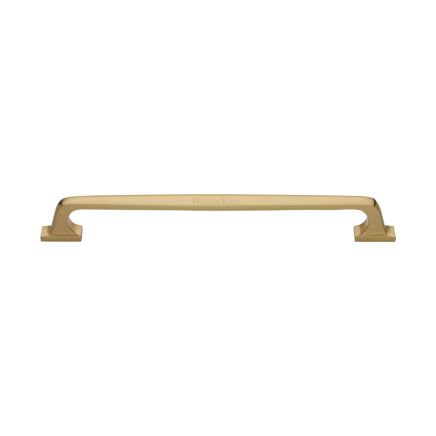 Heritage Brass Door Pull Handle Durham Design 345mm Satin Brass Finish