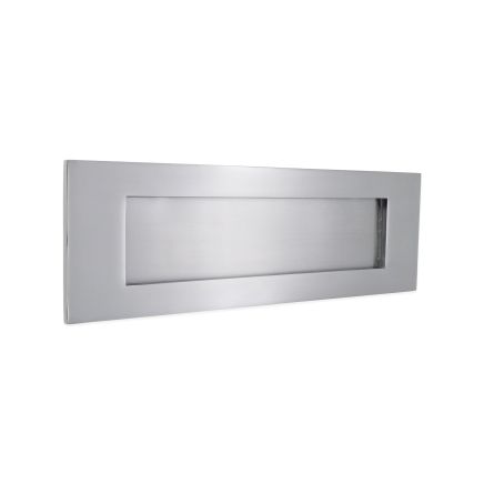 Victorian Letter Plate 300mm Satin Chrome