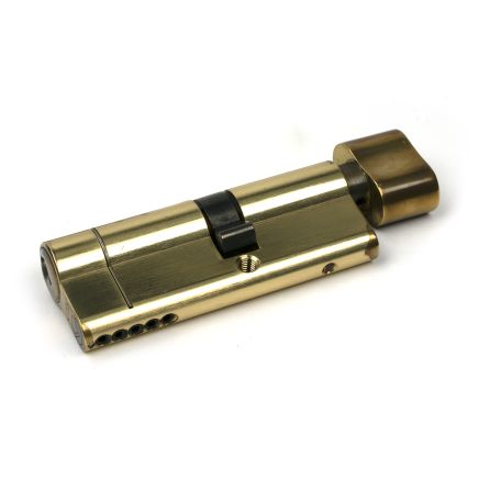 Aged Brass 35T/45 5pin Euro Cylinder/Thumbturn