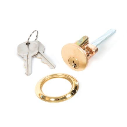 Polished Brass Rim Cylinder KA