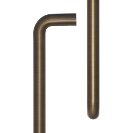 CRES 425mm Bolt Through Antique Brass D Shape Pull Handle - By Frelan Hardware - CRES3002AB