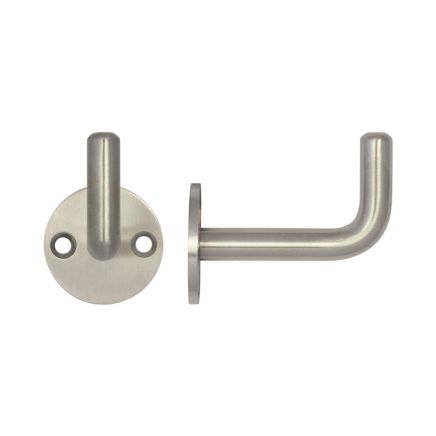 Single Robe Hook 48mm Satin Stainless Steel - By Frelan Hardware - JSS666