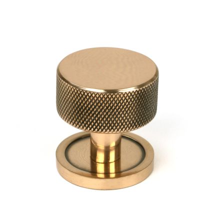 Polished Bronze Brompton Cabinet Knob - 32mm (Plain)
