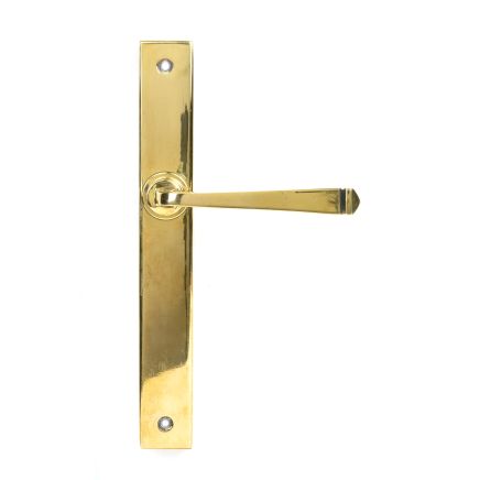 Aged Brass Avon Slimline Lever Latch Set