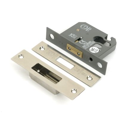 Polished Nickel 2½" Euro Profile Dead Lock