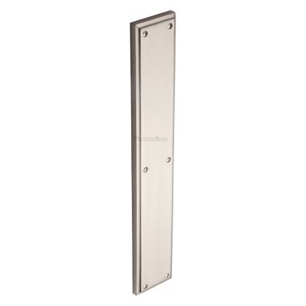 Heritage Brass Fingerplate Satin Nickel finish