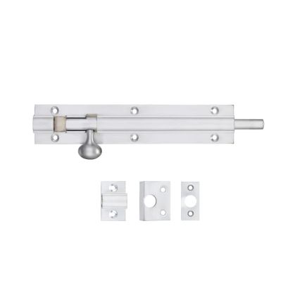 Zoo Hardware Architectural Barrel Bolt 150mm x 30mm - Satin