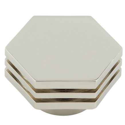 Nile Cupboard Knobs 40mm Polished Nickel - By Frelan Hardware - HOX340PN