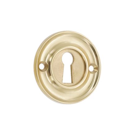 Slimline Standard Escutcheon Polished Brass