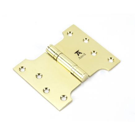 Polished Brass 4" x 3" x 5" Parliament Hinge (pair) ss