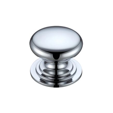 Zoo Hardware Victorian Cupboard Knob 45mm dia. - Chrome