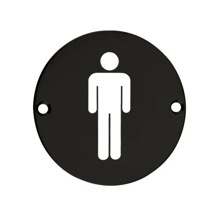 Zoo Hardware Sex Symbol - Male - 76mm dia - Black