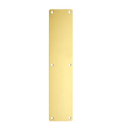 Zoo Hardware Finger Plate - PVD Satin Brass