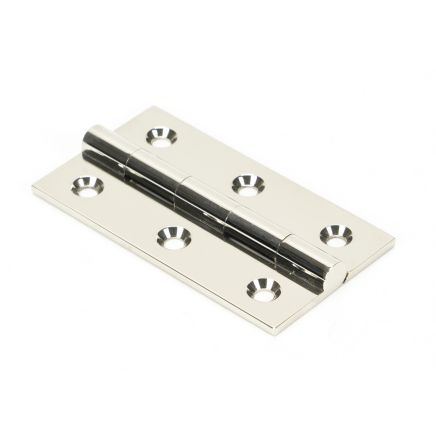 Polished Nickel 2.5" Butt Hinge (pair)