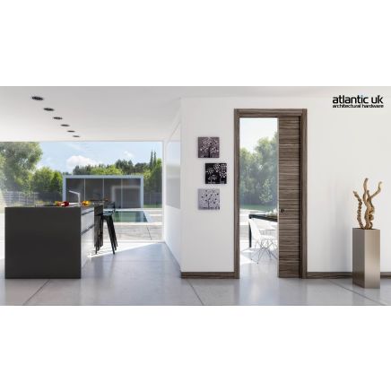 Ermetika EvoKit Pocket Door System 726x2040 Door 100mm WT - Raw Wood