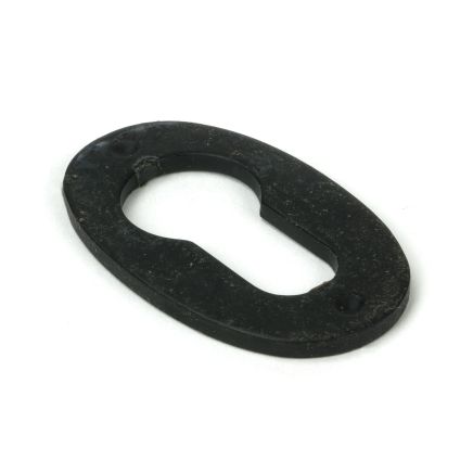 External Beeswax Oval Euro Escutcheon