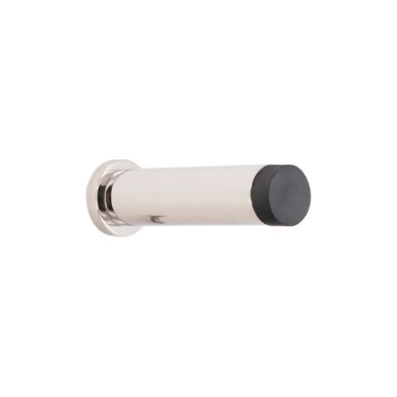 Opal Knurlmond Door Stop Polished Nickel