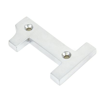 Satin Chrome Numeral 1