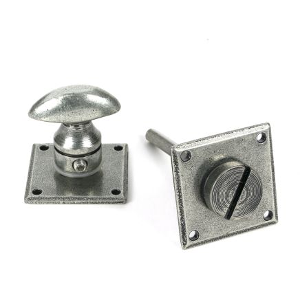 Pewter Diamond Bathroom Thumbturn