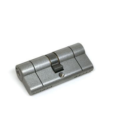 Pewter 35/35 5pin Euro Cylinder