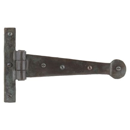 Beeswax 6" Penny End T Hinge (pair)